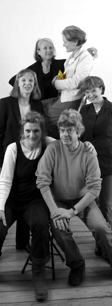 Netzwerk auf und an der Leiter